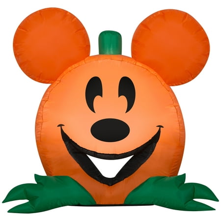Gemmy Airblown Cutie Mickey Mouse Disney   3 ft Tall  orange