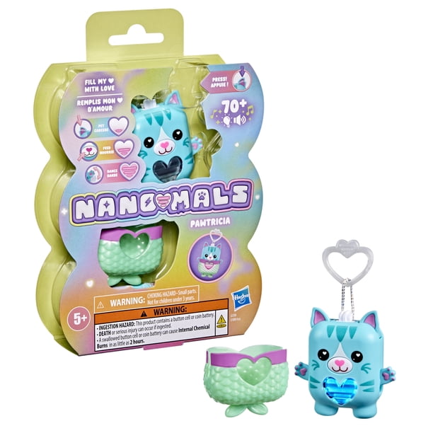 NANO-MALS Pawtricia the Blue Kitty Electronic Fidget Pet - Walmart.ca