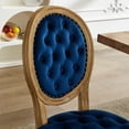 thumbnail image 3 of Superior Easy - Care Velvet/For Family Dinners/Sturdy Solid Wood Frame Chairs, 3 of 6