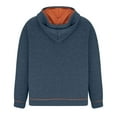 thumbnail image 4 of Mens Casual Henley Pullover Corduroy Polo Sweatshirt Thermal Long Sleeve Stand Collar Slim Fit Sweater Tactical Jacket, 4 of 5