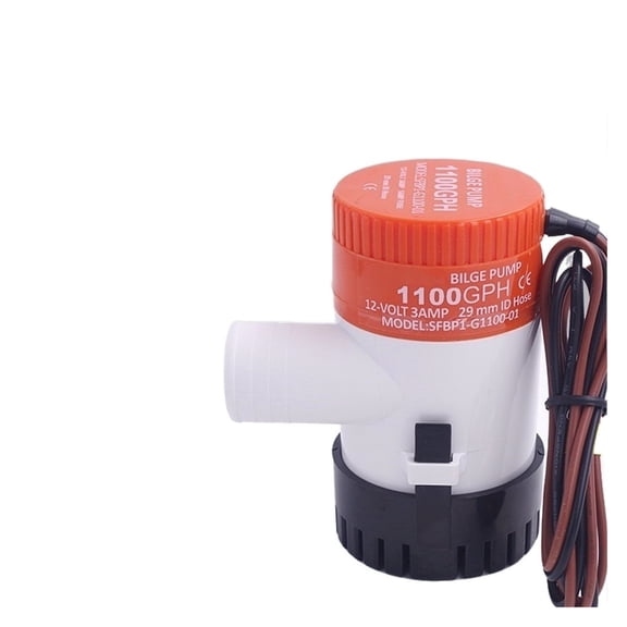 Electric Bilge Pump 1100 750 500GPH 12V DC Submersible Water Pump Aquarium Pump For RVs, Boats And Seaplanes ,Easy Installation