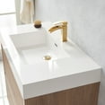 thumbnail image 6 of Huesca 36" Single Sink Bathroom Vanity Natural Oak Wood White Top No Mirror, 6 of 11