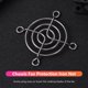 thumbnail image 1 of Parrillas De Ventilador De Pc 5pcs PC Case Fan Grills Computer Cooling Fan Finger Guard Protector (50mm), 1 of 6