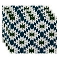 thumbnail image 2 of Simply Daisy 18" x 14" Patna Geometric Print Placemat, 2 of 4