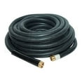 thumbnail image 1 of Apache 100 Foot Industrial Rubber Garden Water Hose with Brass Fittings, 1 of 3