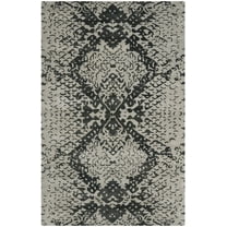 SAFAVIEH Wyndham Kostadin Floral Area Rug, Grey/Black, 5' x 8'