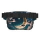 thumbnail image 3 of Balery Artistic Starry Sky Moon Book Mochila Cinturón para Mujeres y Hombres, Bolsa de Cintura Impermeable de Doble Capa con Correa, 3 of 9