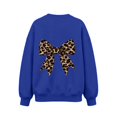 thumbnail image 4 of MKOSPLRT Kids Crew Neck Sweatshirts Funny Bow Graphic Sweat Shirts Long Sleeve Workout Pullover Girls Casual Fall Clothes 1-13 Years, 4 of 7