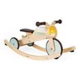 thumbnail image 4 of Janod 2-in-1 Rocket Tricycle - Wooden Rocker and Ride-On Toy for Toddlers - 12 months +, 4 of 7