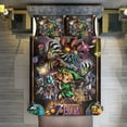thumbnail image 2 of The Legend of Zelda Comforter Set 3 Pieces Quilt Cover Set Soft Bedding Sets for All Seasons (1 Comforter 102"x90", 2 Pillowcases), 2 of 8