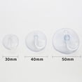 thumbnail image 5 of Suction Cup Hooks 30-50mm Sucker Hanger Small Clear Plastic Hanging, 5 of 9
