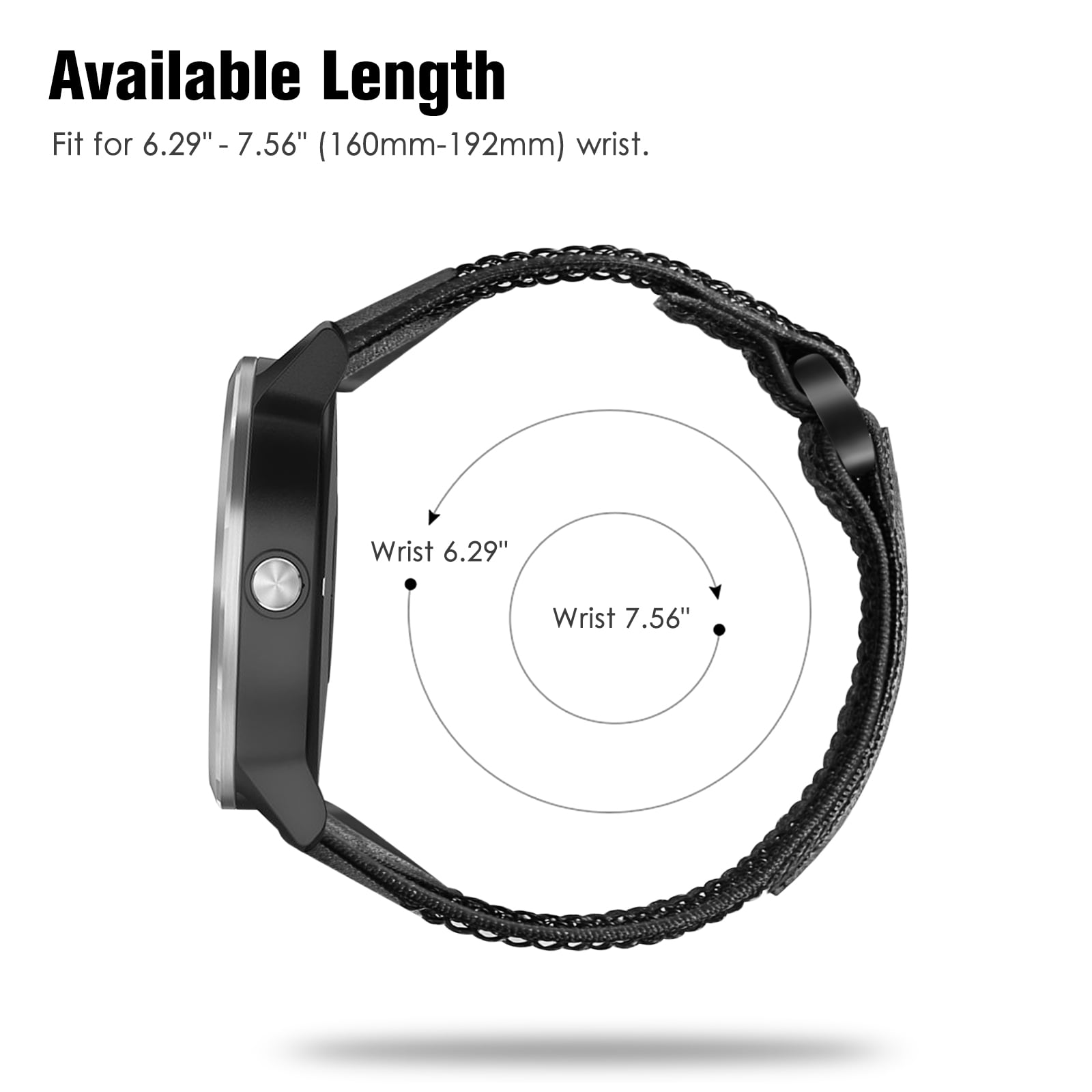 Fintie Bands Compatible with Garmin Vivoactive 3/Garmin Venu Sq 20mm Quick Release Genuine Leather Band Replacement Strap Wristband Compatible with Garmin Vivoactive 3 Music/Forerunner 245 Music/Forerunner 265 Music Smartwatch 