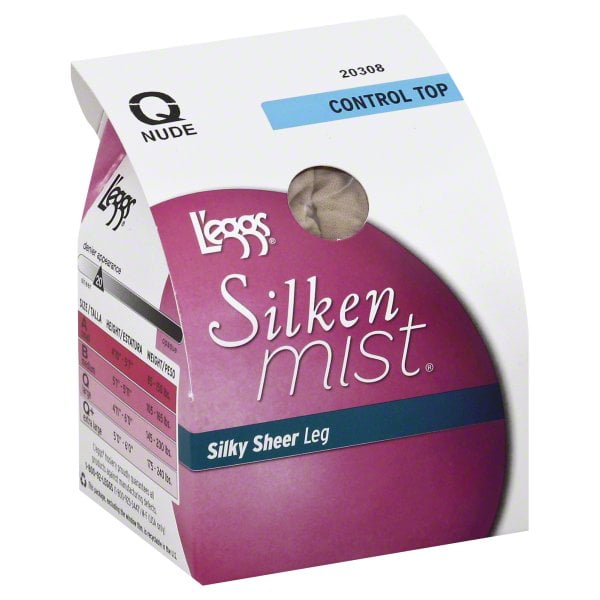 L'eggs Silken Mist Sheer Control Top Pantyhose, 1 pair - Walmart.com