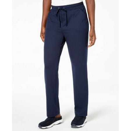 KAREN SCOTT SPORT-MMG - Karen Scott Pull-On Drawstring Pants Intrepid Blue S - Walmart.com