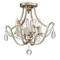 thumbnail image 1 of Quoizel REG1716VG 16" Ceiling Light Fixture 4-Light Semi-Flush Vintage Gold, 1 of 3