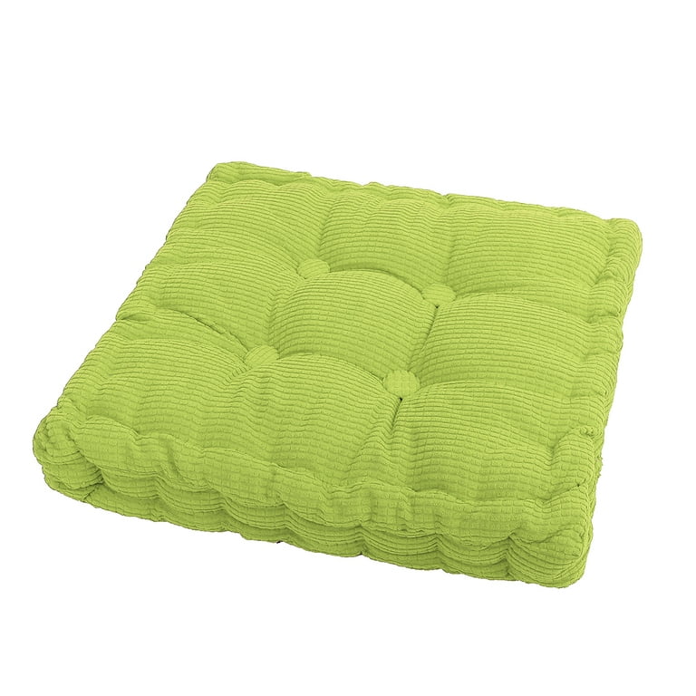 18x18 inches Square Chair Cuhsion Thicken Tufted Seat Cushion Pad Floor  Pillows for Dining Chair Sofa Patio Office Desk Chair 