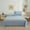 Blue, variant on Twin Bed Sheets, Hiroekza Twin Size Flat Sheet - Machine Washable Bed Sheet for Tiwn Size Bed, Twin Fitted Sheet Wrinkle-Free Microfier Bed Sheet for Cooler Bed, School & Dormitories