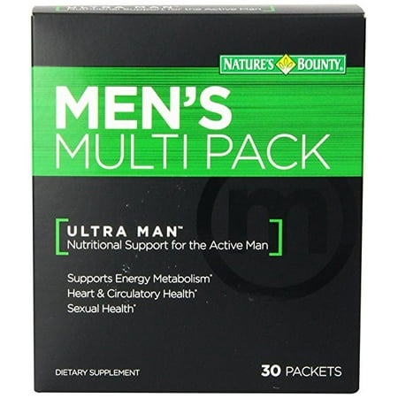 UPC 885367127580 product image for Natures Bounty Men's Multi Pack Supplement, 30 Count | upcitemdb.com