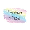 thumbnail image 1 of COFFEE - Multicolored Rainbow Background Coffee Time Lettering Art Quotes Vinyl Decoration Removable Home Living Room Wall Decal Sticker 40" x 24", 1 of 5