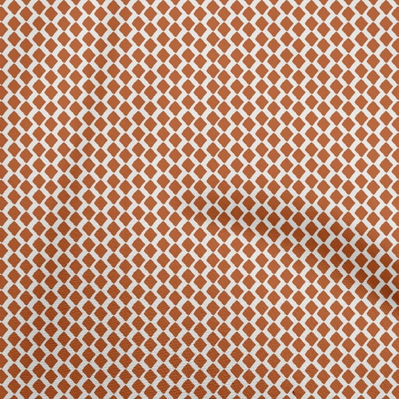oneOone Viscose Chiffon Orange Fabric Block Dress Material Fabric Print Fabric By The Yard 42 Inch Wide-BW