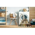 thumbnail image 2 of Ahgly Company Machine Washable Indoor Rectangle Transitional Saddle Brown Area Rugs, 7' x 9', 2 of 7
