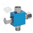 thumbnail image 1 of Mistaha Mini Air Compressor Air Pressure Distributor with Three-Way Connector for Airbrush Systems, Copper and Aluminum Construction, Portable and Durable, 1 of 6