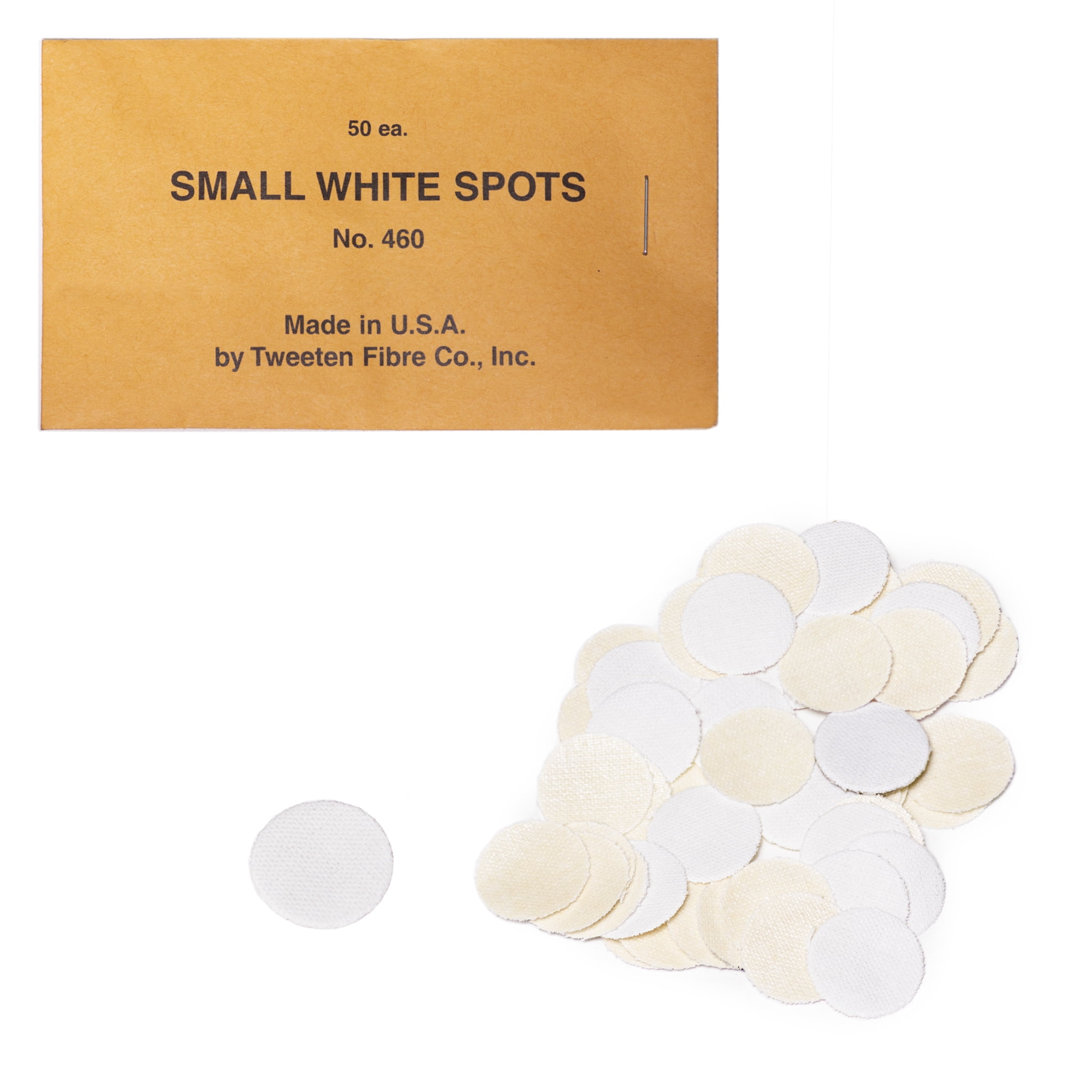 Tweeten Small White Spots for Pool Billiard Table 50 pcs 1/2" SelfAdhesive