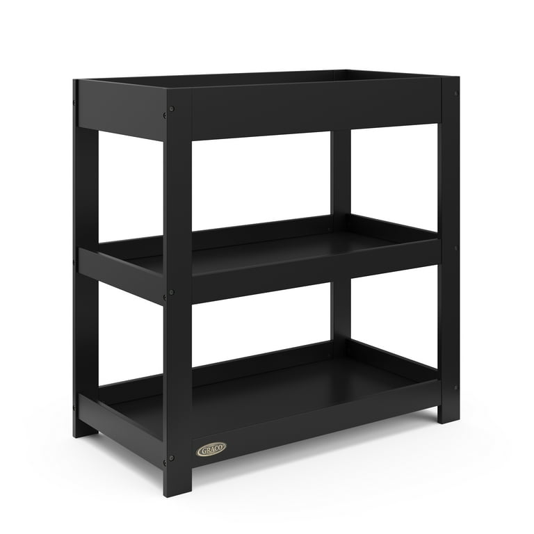 Graco Customizable Infant Changing Table with Changing Pad Black Walmart