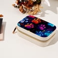 thumbnail image 7 of Dog Paw Print Velvet Portable Travel Organizer with Removable Compartment - Gift with Bracelet Holder, Jewelry Box, and Jewelry Organizer, 7 of 7