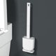 thumbnail image 1 of Escobilla de baño con soporte para escobilla de baño, escobilla de baño con soportes de secado rápido, mango largo y soporte de secado rápido, escobilla de baño de silicona suave, 1 of 5
