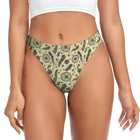 Adobk Dreamcatcher1 Print Seamless Women Underwear Thongs No Show Ladies Thong No Line Breathable Comfortable Panties Undies for Women-X-Large
