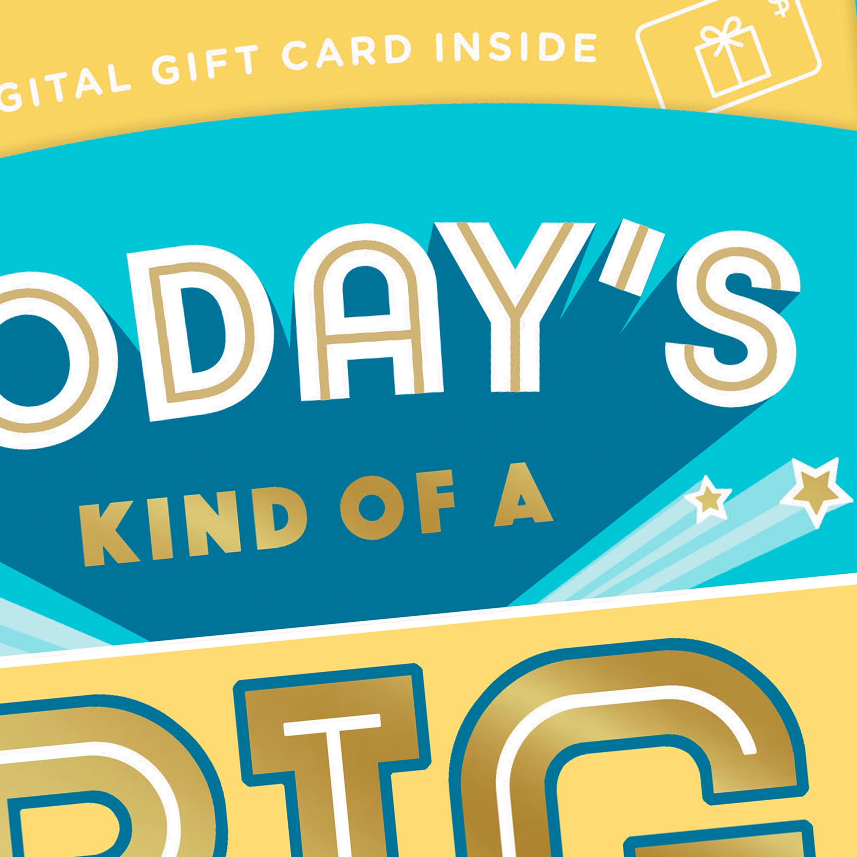 Hallmark Gift Card Greeting Birthday Card for Kids (You're Kind of a Big Deal)