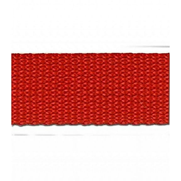 RED 1 INCH POLYPROPYLENE WEBBING