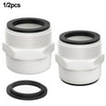 thumbnail image 3 of Pool Hose Adapter 1.5 inch For Intex For Coleman Pool Pump Hose 2 L-Ring Gaskets, 3 of 4