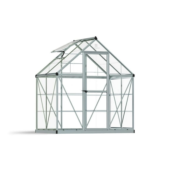 Ensemble de serre Harmony de 6 pi x 4 pi - argent