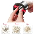 thumbnail image 5 of 2 Pieces Stainless Steel Pepper Mill, Manual Pepper Mill, Adjustable Roughness Grinder, Brushed Stainless Steel And Glass Body, Spice Bottles Kitchen Supplies, 5 of 7