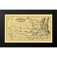thumbnail image 2 of Colton 24x16 Black Modern Framed Museum Art Print Titled - Galena and Chicago Union Railroad - Colton 1862, 2 of 5