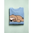 thumbnail image 3 of Lazy Sloth Sweatshirt Women -Image by Shutterstock, Female XX-Large, 3 of 4