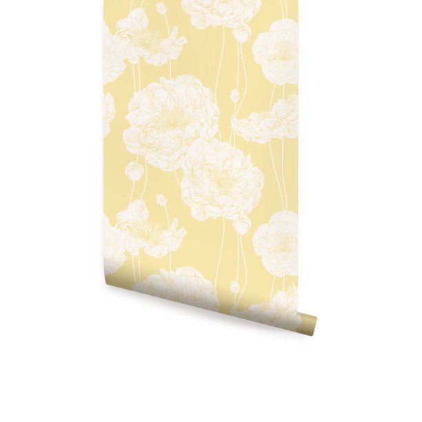 Peony Peel and Stick Wallpaper - Walmart.com - Walmart.com