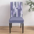thumbnail image 4 of Dining Chair Covers Set of 4,Rustic Purple Ombre Wood Board Universal Stretch Kitchen Seat Covers Parsons Chair Protector Slipcover for Home Restaurant Party Decor,Vintage Shabby Style, 4 of 6