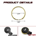 thumbnail image 3 of Xotic Tech Gold Aluminum Alloy Remote Control Key Cover Ring Rim Surrounding Compatible with Mini Cooper JCW R55 R56 R57 R58 R59 R60 R61, 3 of 8