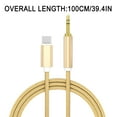 thumbnail image 2 of TOPRenddon USB C to 3.5mm Audio Aux Jack Cable Type C to Male Adapter Dongle Stereo Extension Audio Cord for Car,Headphone,Speakers Compatible with iPhone 15 Pro Max 15 Plus Galaxy S23 S22 S21 S20, 2 of 6