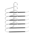thumbnail image 1 of Perchas multiusos para pantalones, armario, bufandas, organizador, estantes para colgar pantalones, 6 unidades, 1 of 7