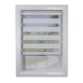 thumbnail image 1 of Versailles - Slimline Cordless Alternate Shade Window Blind, 31" x 72", White, 1 of 5