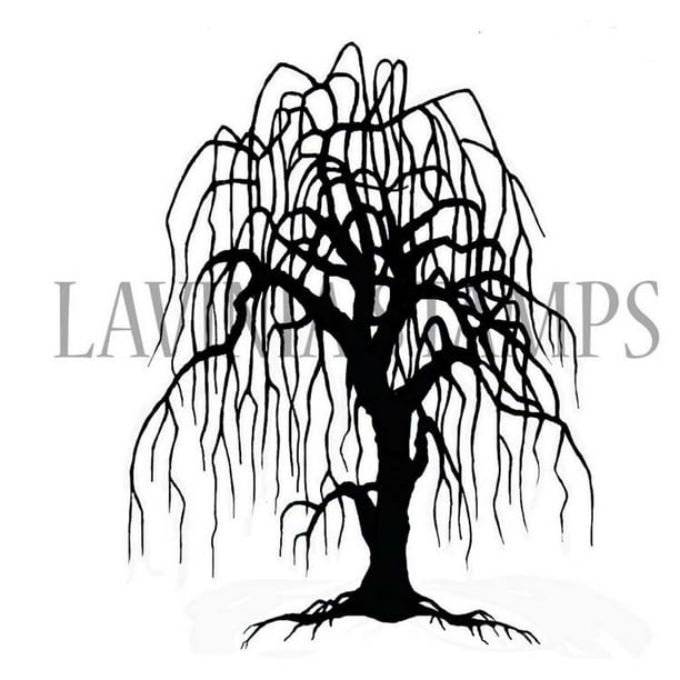 Lavinia Stamp Weeping Willow Tree