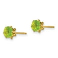 thumbnail image 2 of 14k Madi K 5mm CZ Birthstone(Aug) Earrings QSE178, 2 of 4