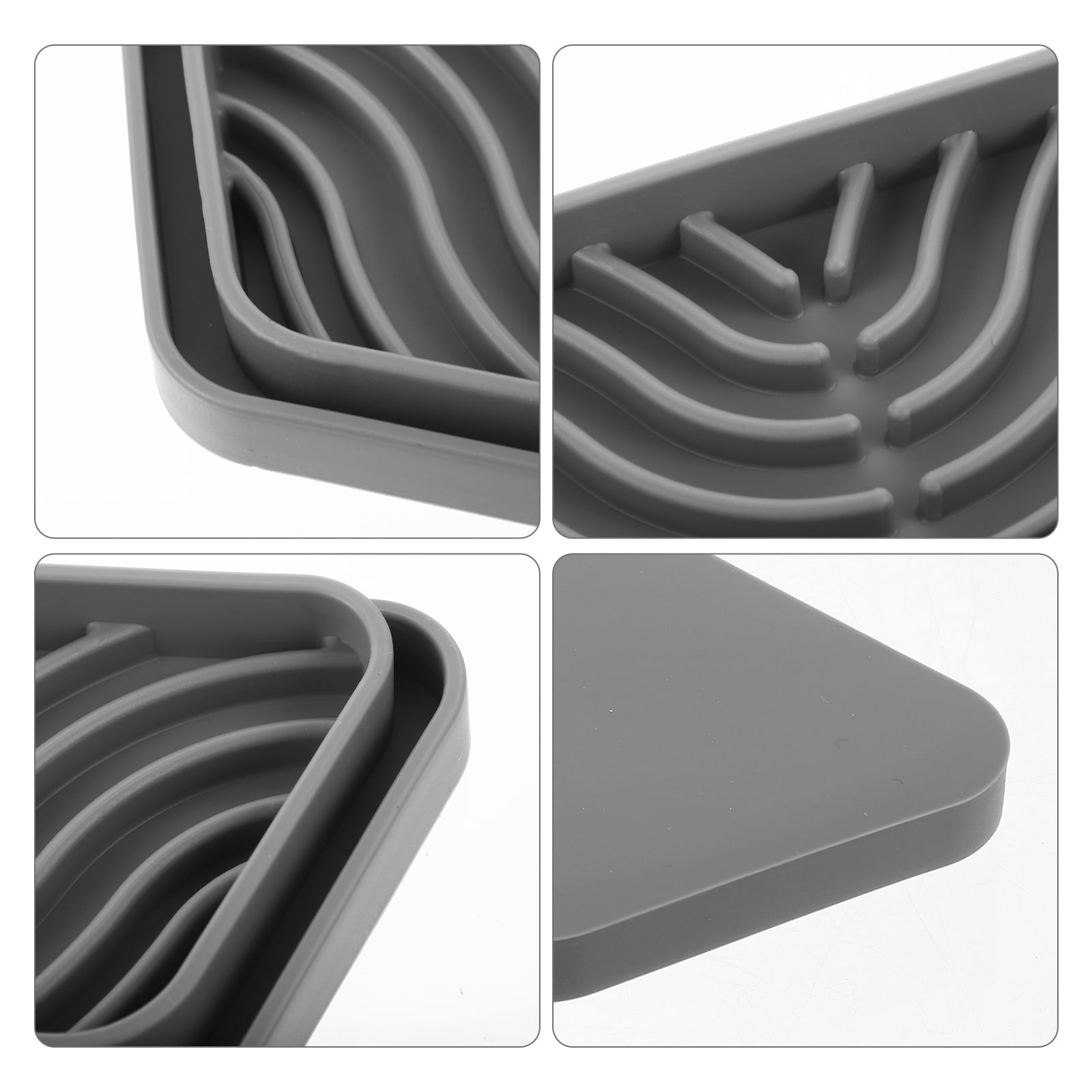 WORGEOUS 4-Pack Refrigerator Drip , Leak-Proof Dispenser Catch Trays, Leak Catcher Accessories