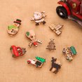 thumbnail image 3 of Cateissary 6 piezas Clip de de Navidad Papá Noel árbol de Navidad Elk Clips de fotos Pinzas para la ropa DIY Mensaje Nota Clavijas Decoraciones de Kits de decoración para fiestas Tipo 3 Cateissary HA070073-03, 3 of 6