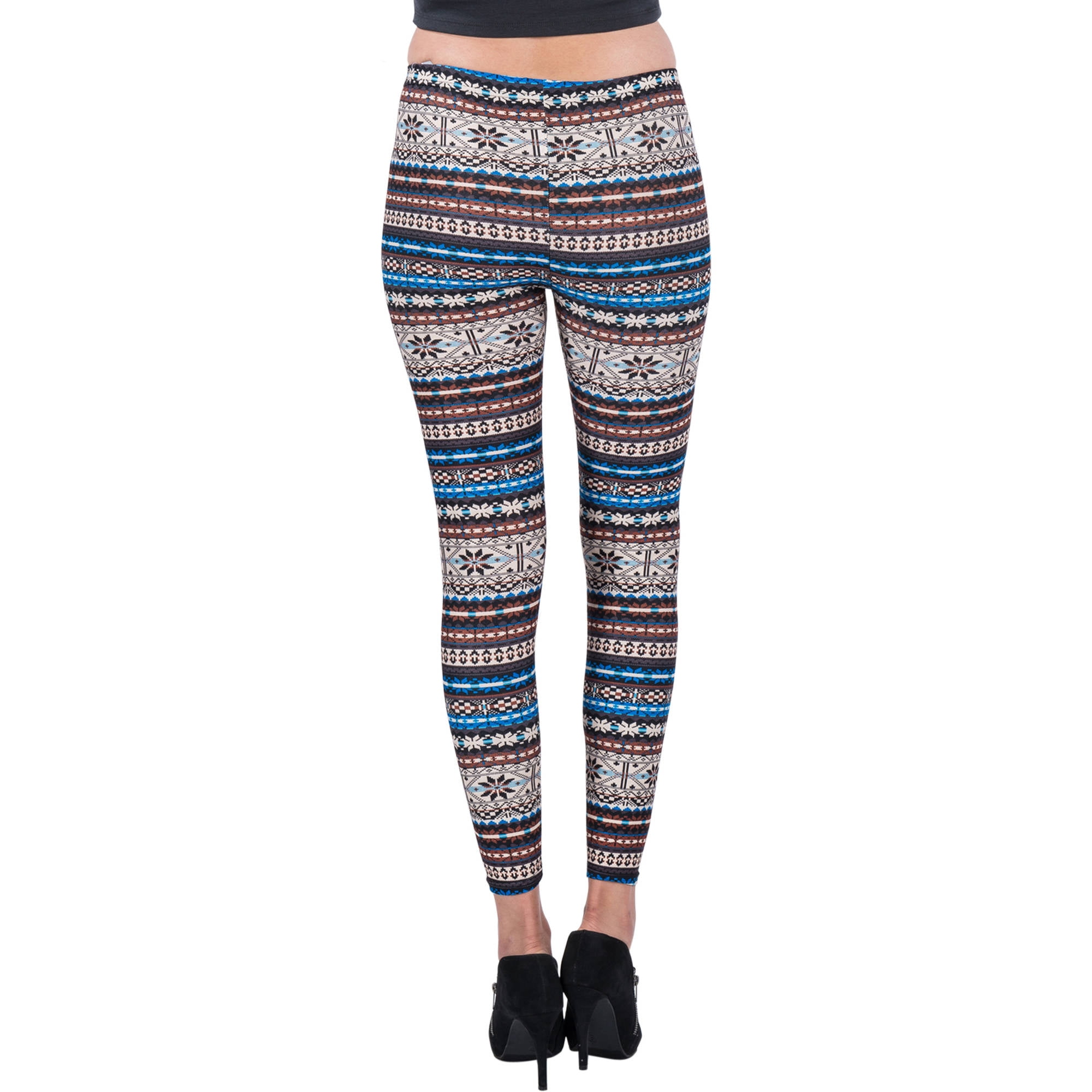 Women's Glacial Design Full Length Stretchy Leggings