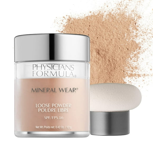 Polvo suelto Mineral Wear Physicians Formula, cremoso y natural